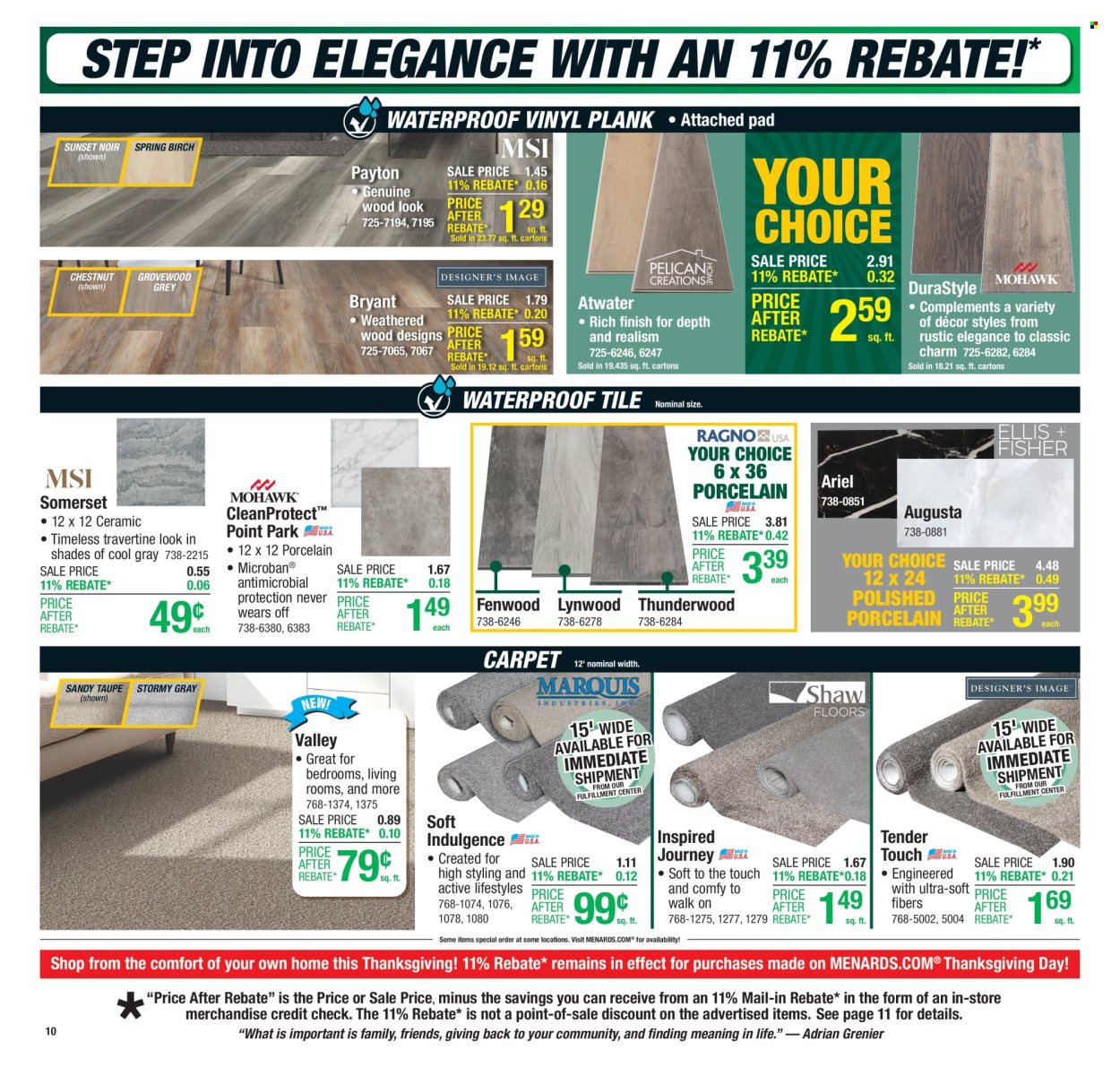 Menards ad - 11/20/2025 - 11/27/2025. Page 17