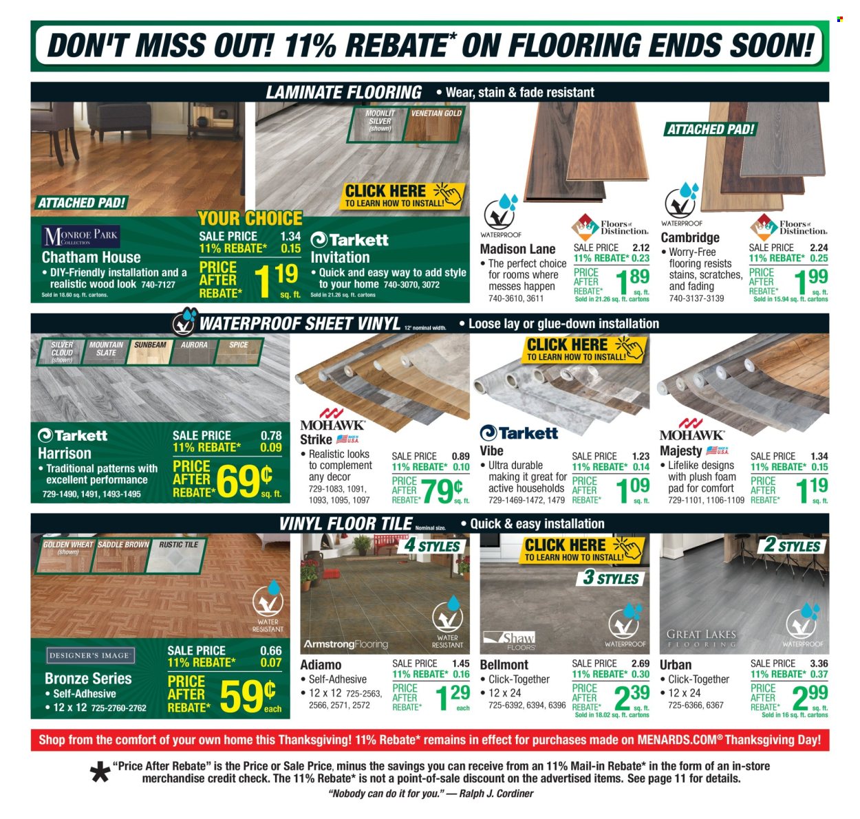 Menards ad - 11/20/2025 - 11/27/2025. Page 18