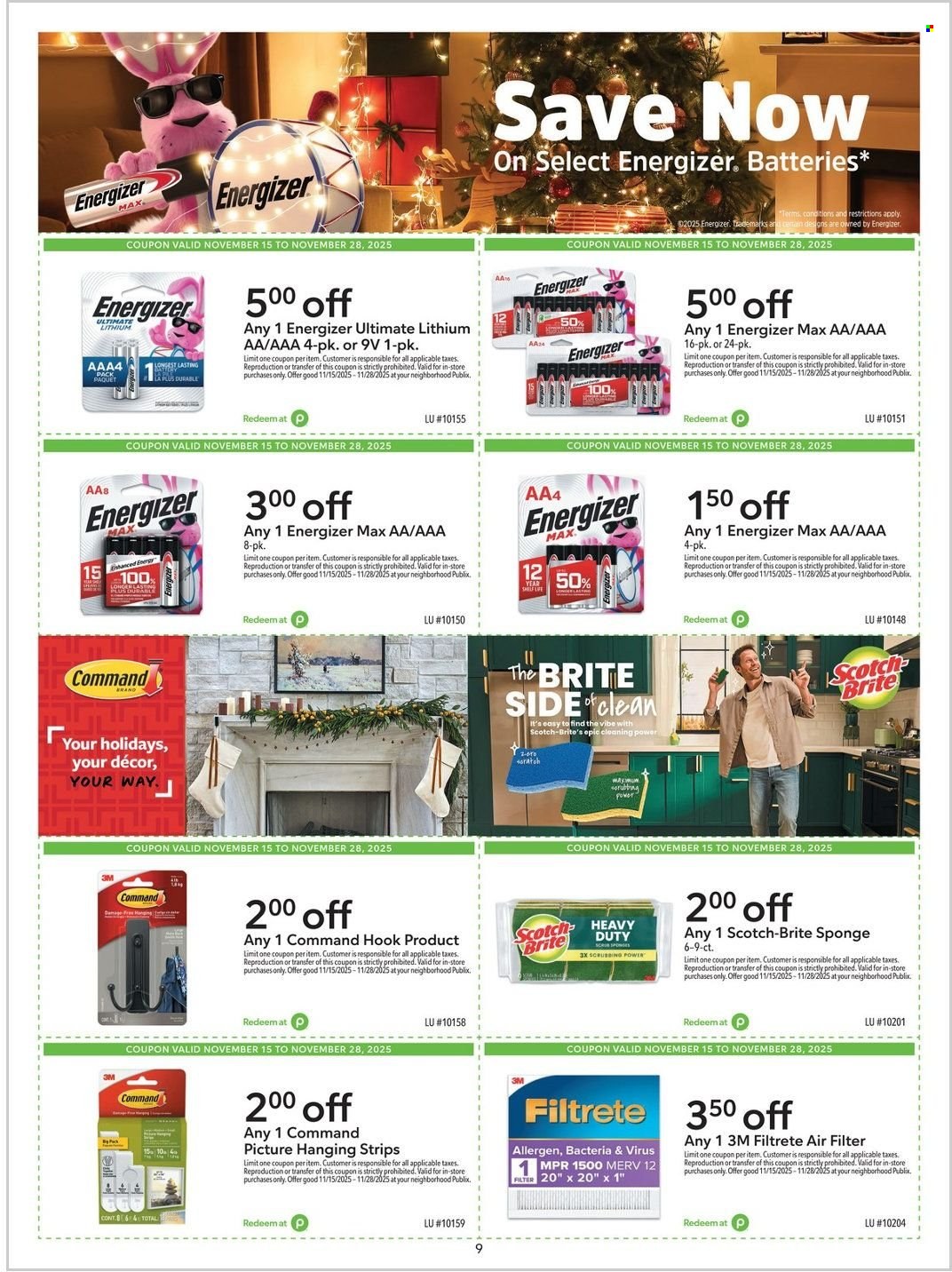 Publix ad - 11/15/2025 - 11/28/2025. Page 9