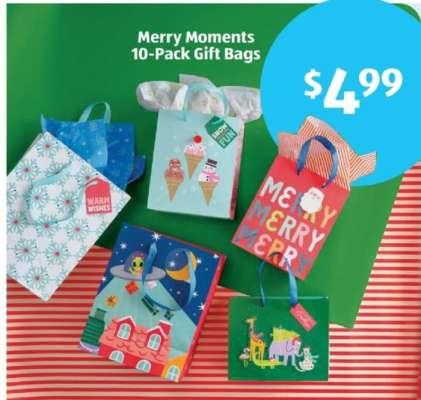 Merry Moments 10-Pack Gift Bags