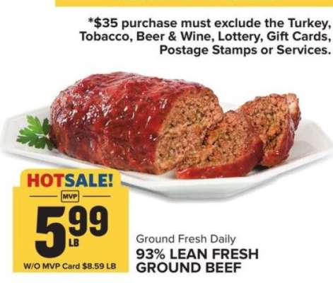 93% Lean Fresh Ground Beef