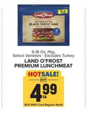 Land O'Frost Premium Lunchmeat