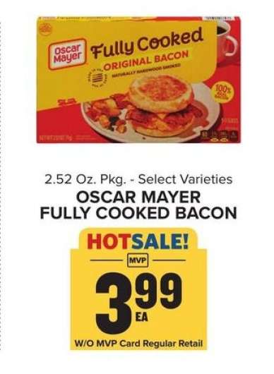 Oscar Mayer Fully Cooked Bacon*
