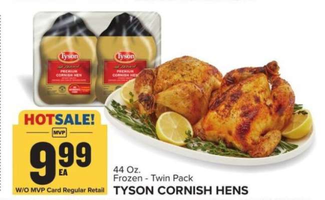 Tyson Cornish Hens