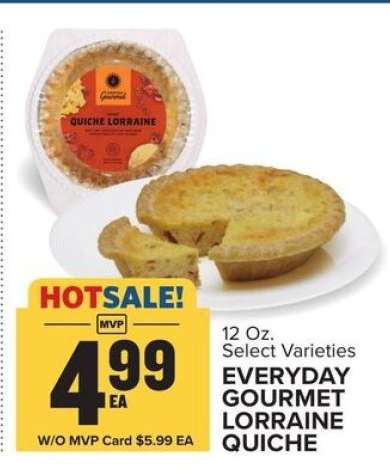 EVERYDAY GOURMET LORRAINE QUICHE