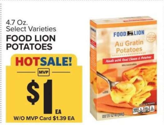 FOOD LION POTATOES