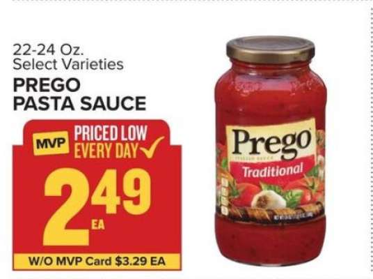 Prego Pasta Sauce