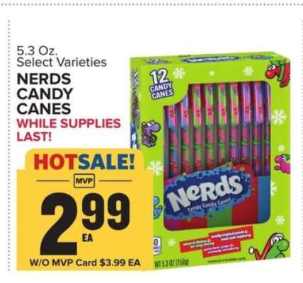 Nerds Candy Canes