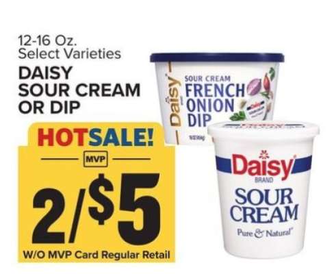 Daisy Sour Cream or Dip