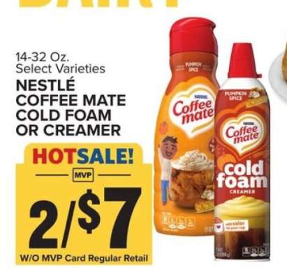 Nestlé Coffee-Mate Cold Foam or Creamer