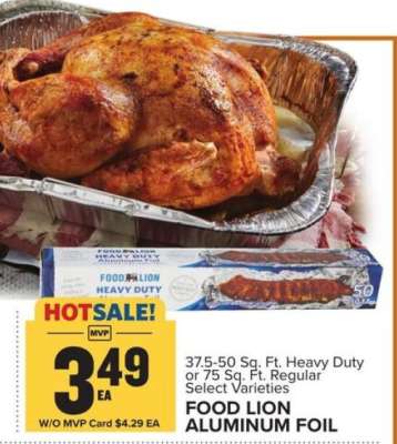 FOOD LION ALUMINUM FOIL
