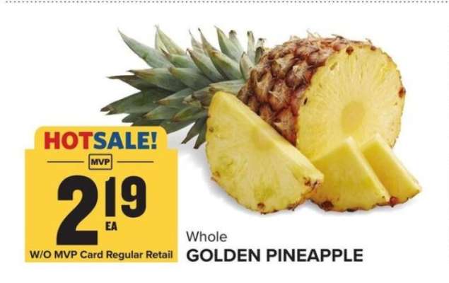 Whole Golden Pineapple