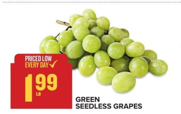 Green Seedless Grapes