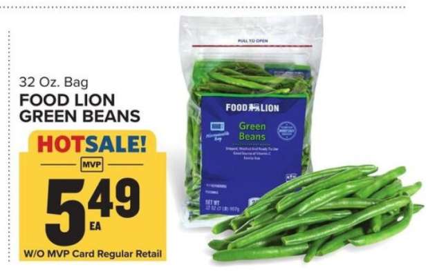 FOOD LION GREEN BEANS