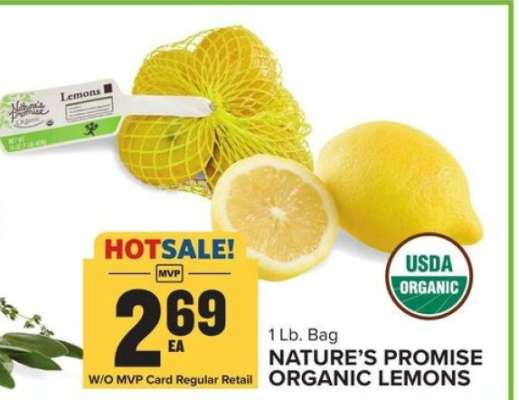Nature's Promise Organic Lemons