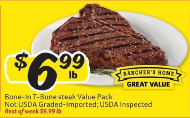 Bone-In T-Bone Steak Value Pack