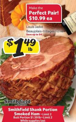 Smithfield Shank Portion Smoked Ham