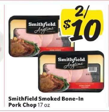 Smithfield Smoked Bone-In Pork Chop