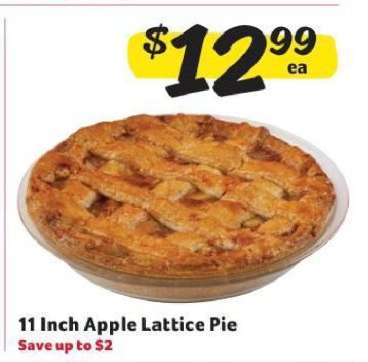 11 Inch Apple Lattice Pie