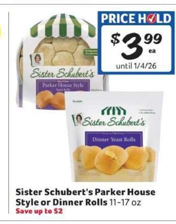 Sister Schubert's Parker House Style or Dinner Rolls