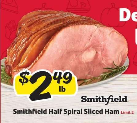 Smithfield Half Spiral Sliced Ham