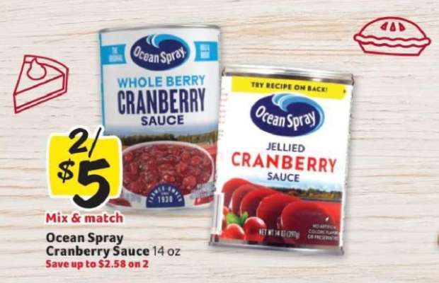 Ocean Spray Cranberry Sauce