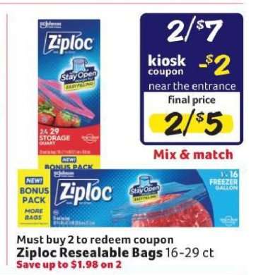 Ziploc Resealable Bags