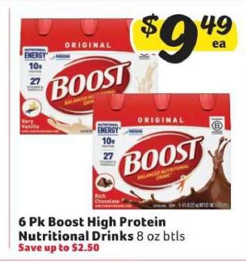 Boost High Protein Nutritional Drinks