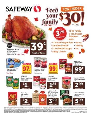 Safeway Flyer - 11/19/2025 - 11/27/2025.