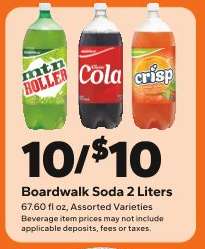 Boardwalk Soda 2 Liters
