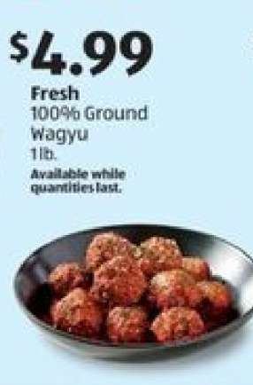 Fresh 100% Ground Wagyu