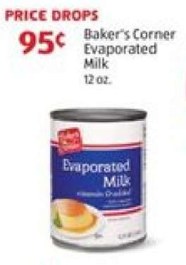 Baker's Corner Evaporated Milk