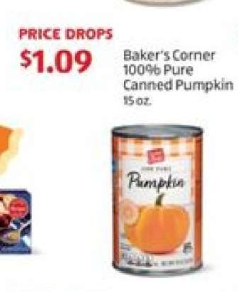Baker's Corner 100% Pure Canned Pumpkin
