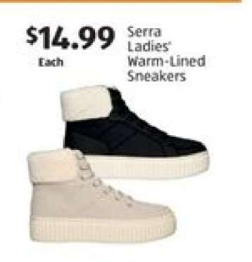 Serra Ladies' Warm-Lined Sneakers