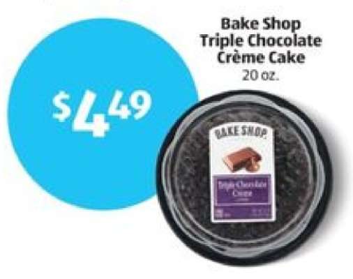 Bake Shop Triple Chocolate Creme Cake