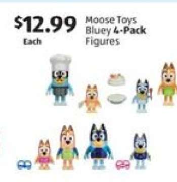 Moose Toys Bluey 4-Pack Figures