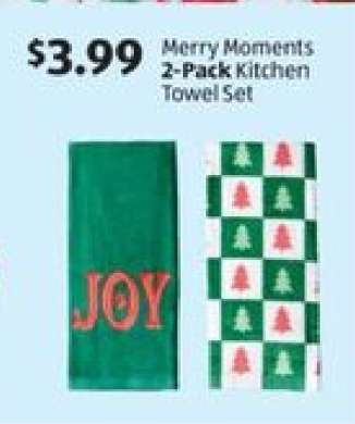 Merry Moments 2-Pack Kitchen Towel Set