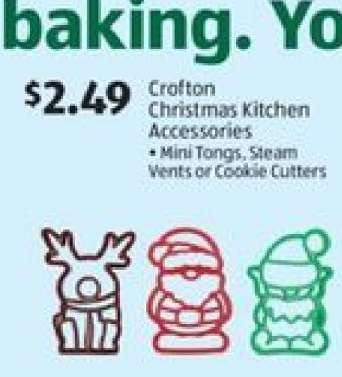 Crofton Christmas Kitchen Accessories