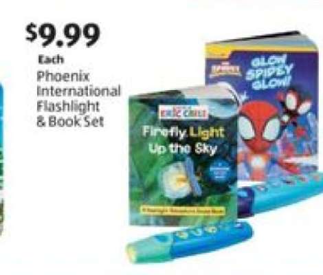 Phoenix International Flashlight & Book Set