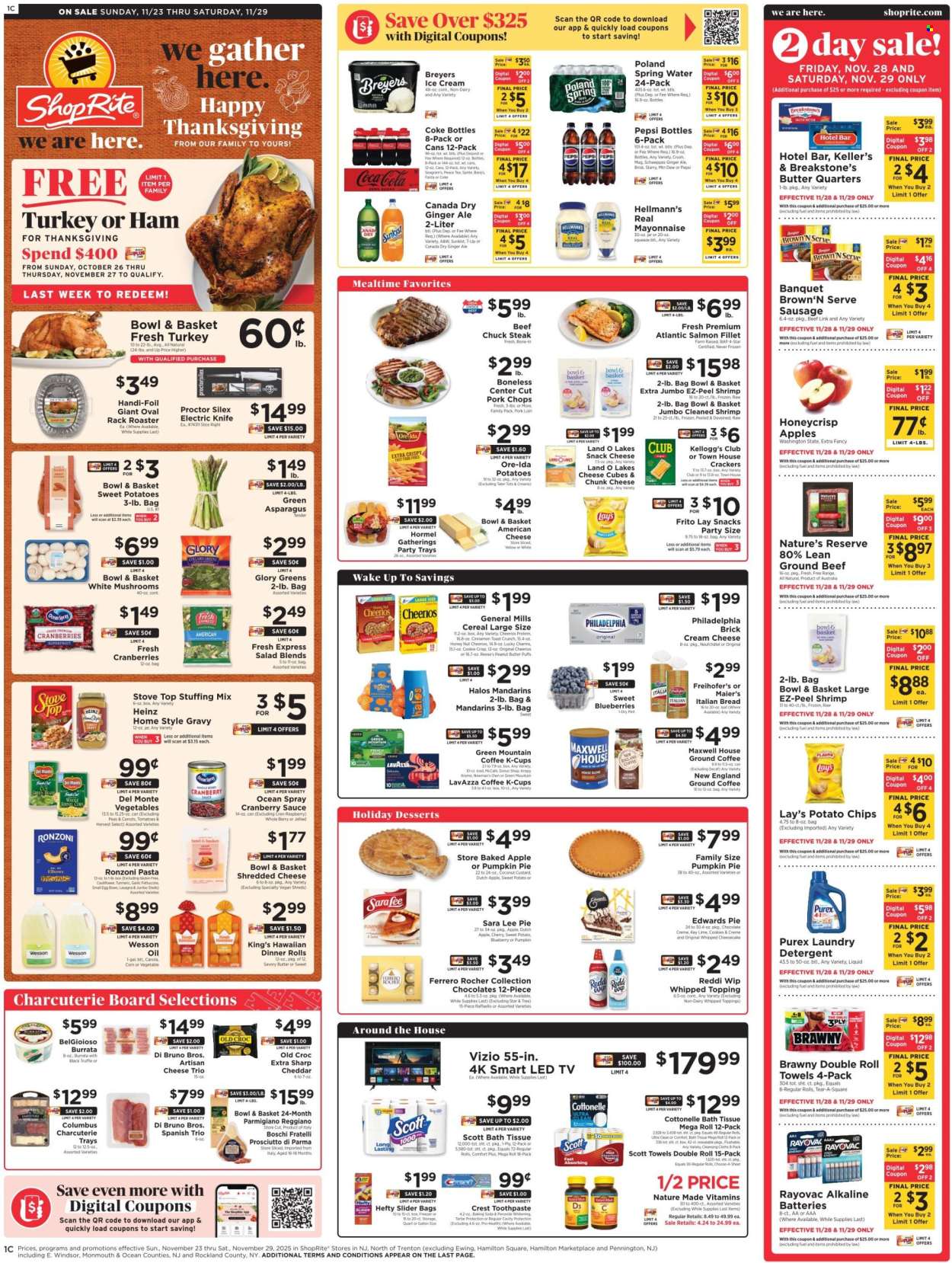 ShopRite ad - 11/23/2025 - 11/29/2025. Page 1