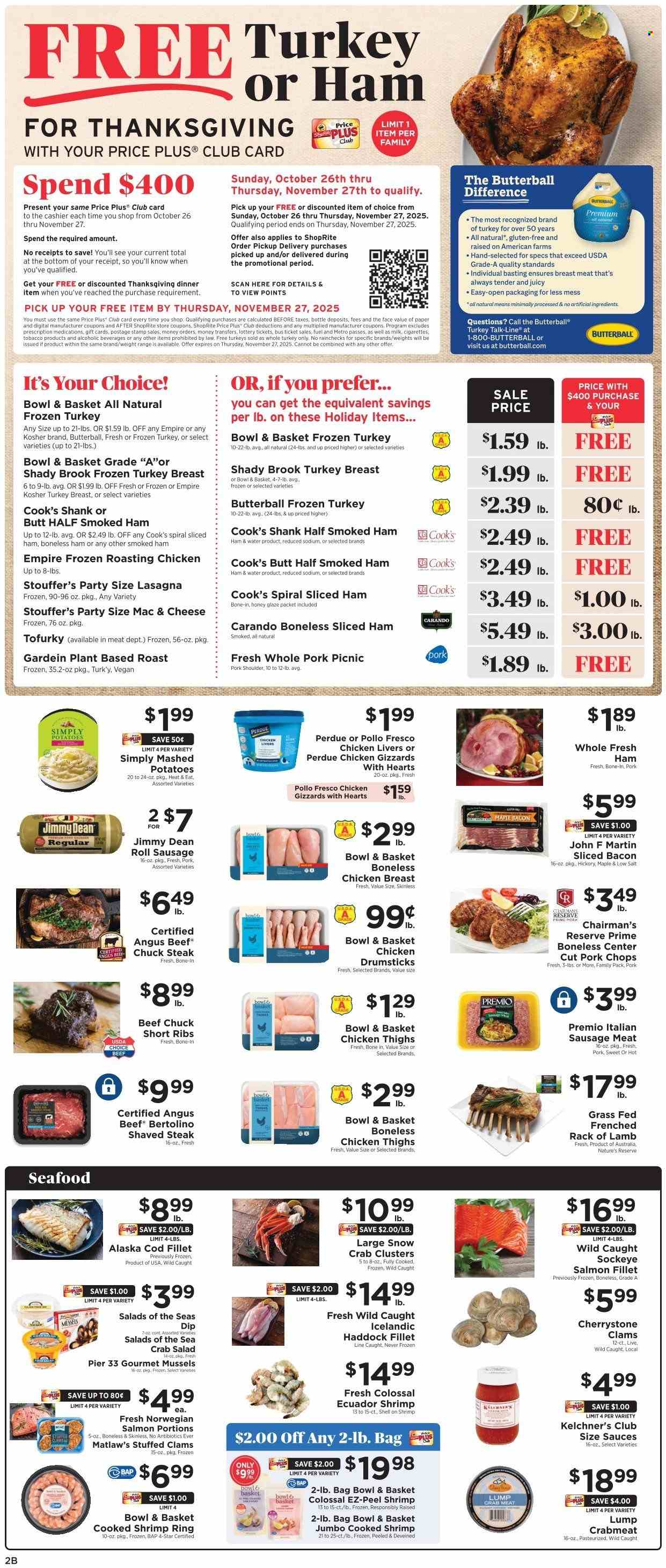 ShopRite ad - 11/23/2025 - 11/29/2025. Page 2