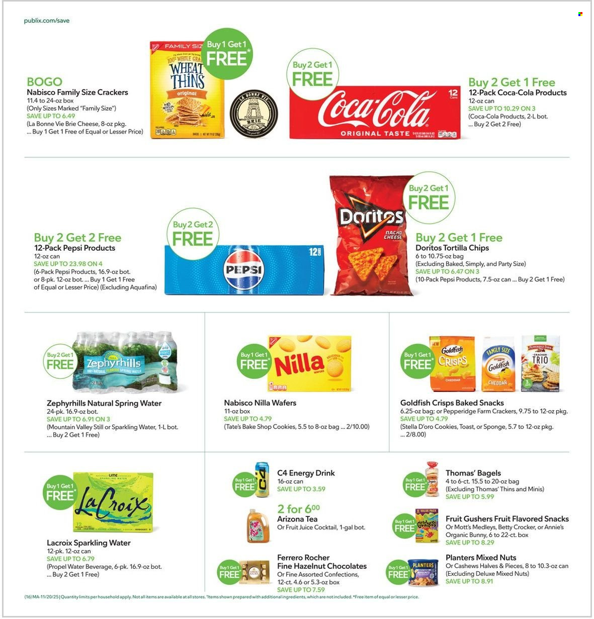 Publix ad - 11/20/2025 - 11/26/2025. Page 16