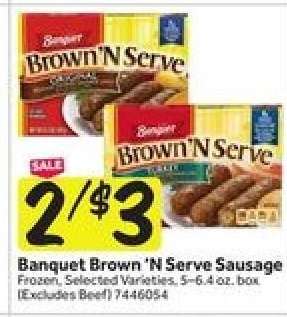 Banquet Brown'N Serve Sausage