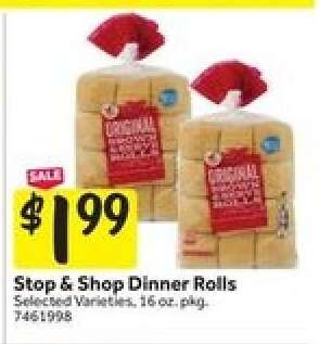 Stop & Shop Dinner Rolls