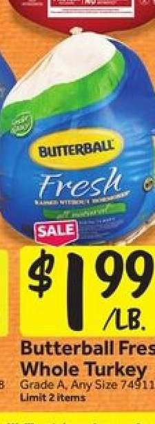 Butterball Fresh Whole Turkey