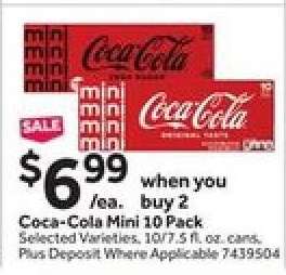 Coca-Cola Mini 10 Pack