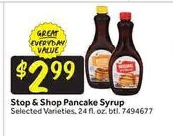 Stop & Shop Pancake Syrup