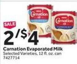 Carnation Evaporated Milk