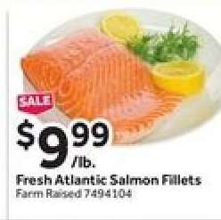 Fresh Atlantic Salmon Fillets