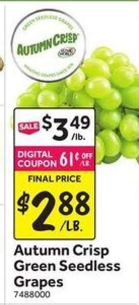 Autumn Crisp Green Seedless Grapes